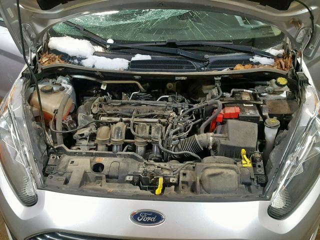 3FADP4TJ7EM168186 - 2014 FORD FIESTA S SILVER photo 7