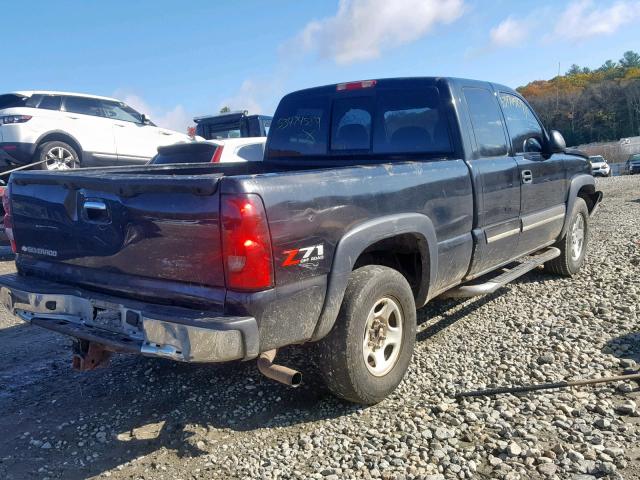 2GCEK19Z671114378 - 2007 CHEVROLET SILVERADO BLACK photo 4