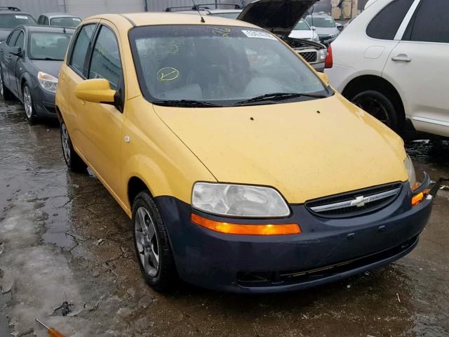 KL1TD62615B376733 - 2005 CHEVROLET AVEO BASE Сары фото 1