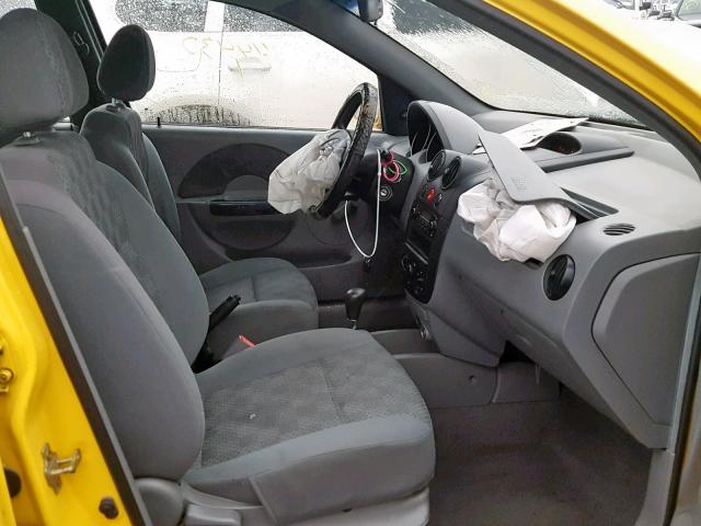 KL1TD62615B376733 - 2005 CHEVROLET AVEO BASE Сары фото 5