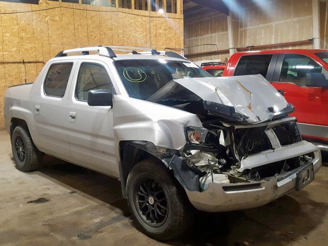 2HJYK16397H515651 - 2007 HONDA RIDGELINE SILVER photo 1