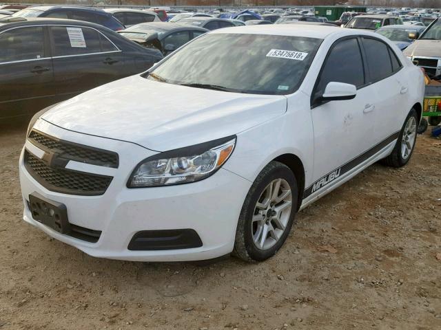 1G11D5SR2DF351599 - 2013 CHEVROLET MALIBU 1LT WHITE photo 2