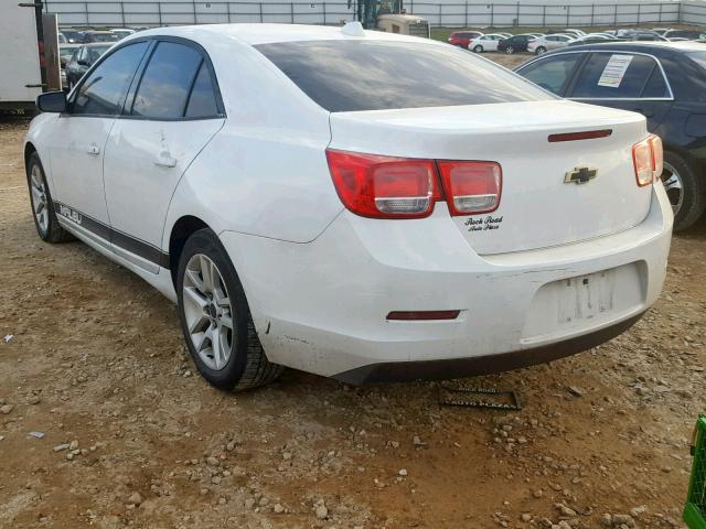 1G11D5SR2DF351599 - 2013 CHEVROLET MALIBU 1LT WHITE photo 3