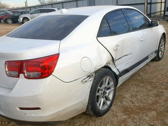1G11D5SR2DF351599 - 2013 CHEVROLET MALIBU 1LT WHITE photo 9
