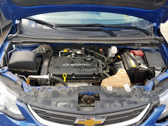 1G1JB5SH8H4165385 - 2017 CHEVROLET SONIC LS 蓝色 照片 7