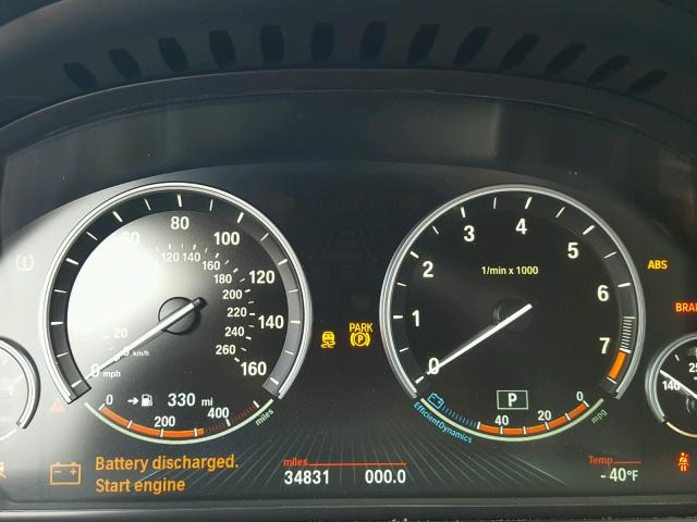 WBA5A7C50FD628870 - 2015 BMW 528 XI BLACK photo 8