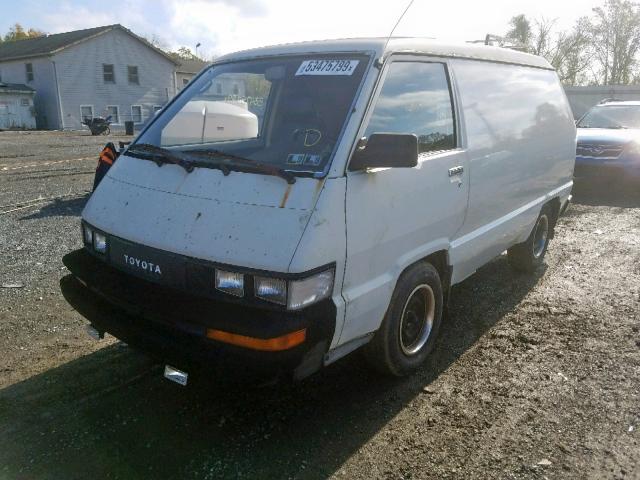 JT4YR28V0H5043191 - 1987 TOYOTA VAN WAGON WHITE photo 2