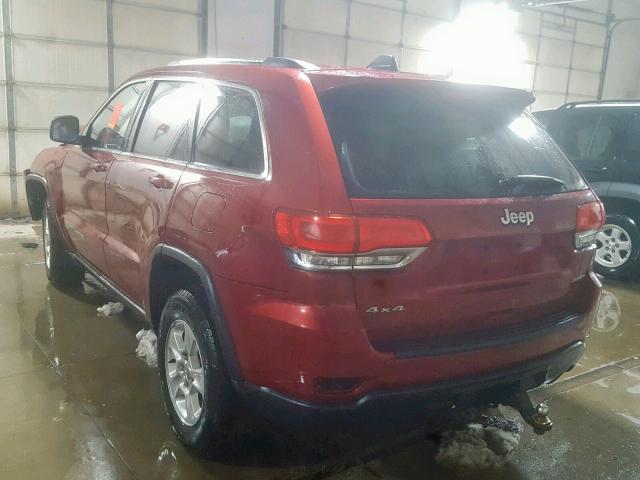 1C4RJFAG6EC237987 - 2014 JEEP GRAND CHER RED photo 3