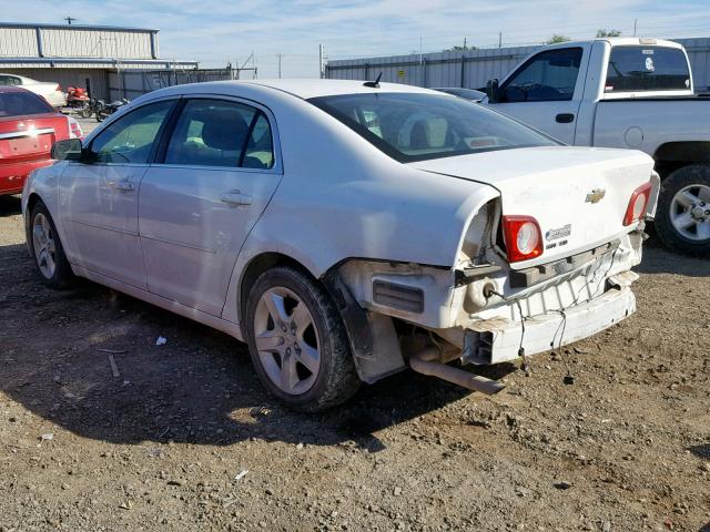 1G1ZB5EB6A4145619 - 2010 CHEVROLET MALIBU LS თეთრი ფოტო 3