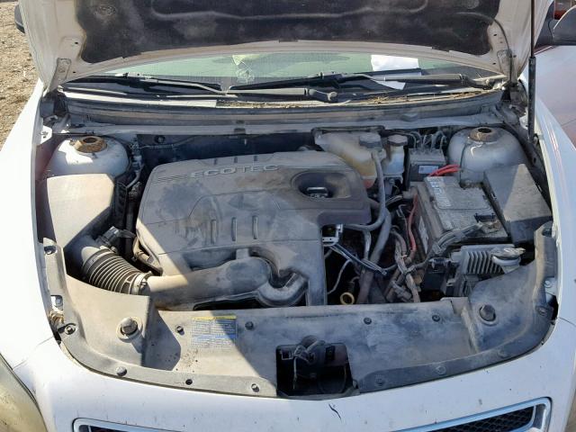 1G1ZB5EB6A4145619 - 2010 CHEVROLET MALIBU LS თეთრი ფოტო 7