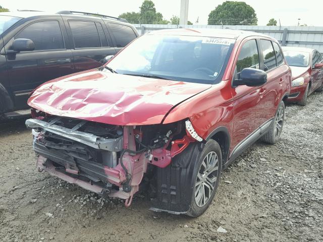 JA4AD2A35JZ055340 - 2018 MITSUBISHI OUTLANDER RED photo 2