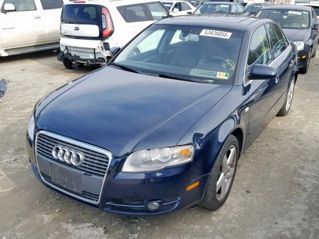 WAUAF68E15A476441 - 2005 AUDI A4 2.0T BLUE photo 2