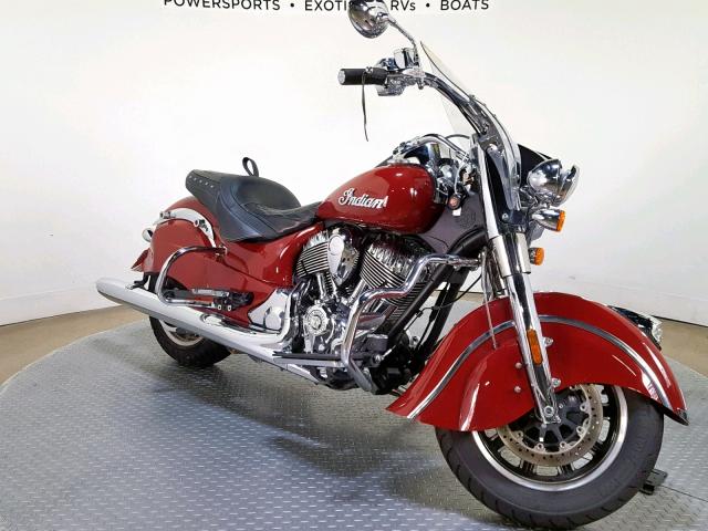 56KTHAAA3G3337493 - 2016 INDIAN MOTORCYCLE CO. SPRINGFIEL MAROON photo 2