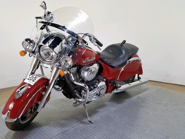 56KTHAAA3G3337493 - 2016 INDIAN MOTORCYCLE CO. SPRINGFIEL MAROON photo 4