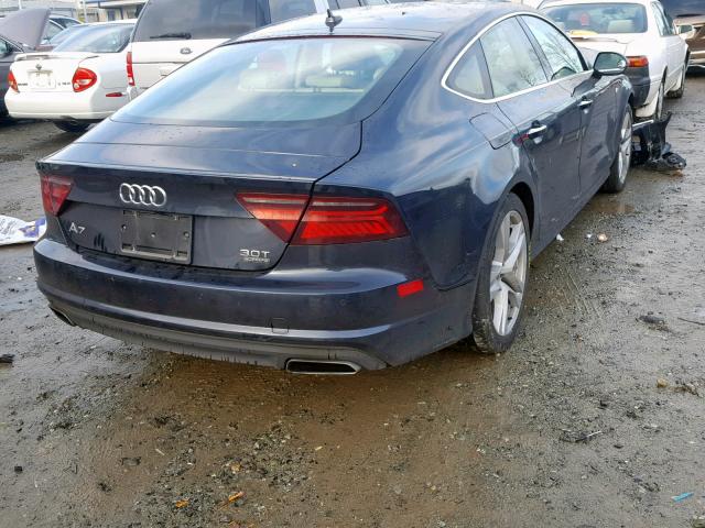 WAU22AFCXHN060695 - 2017 AUDI A7 PRESTIG BLUE photo 4