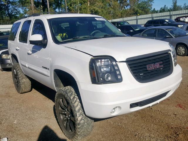 1GKFK13057J122626 - 2007 GMC YUKON WHITE photo 1