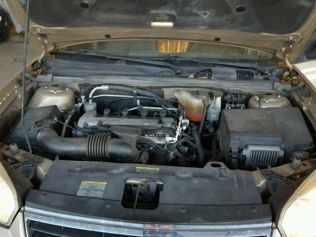 1G1ZS58F57F100425 - 2007 CHEVROLET MALIBU LS 金色 照片 7