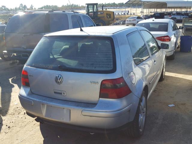 9BWDH61J034048511 - 2003 VOLKSWAGEN GTI VR6 SILVER photo 4