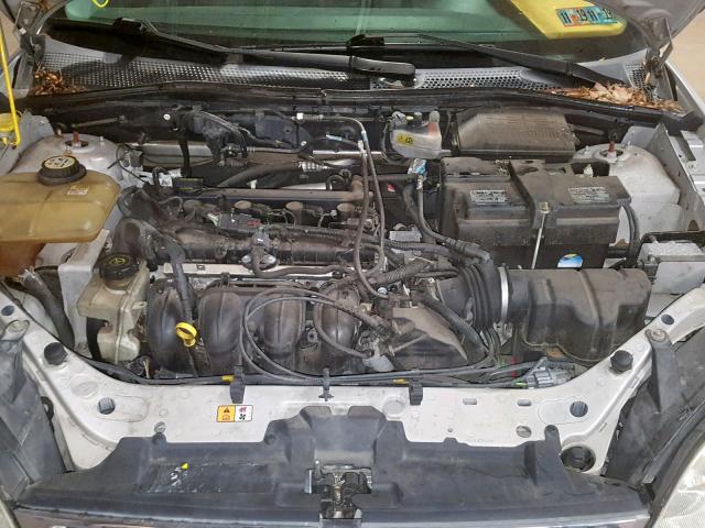 1FAFP34N97W232848 - 2007 FORD FOCUS ZX4 SILVER photo 7