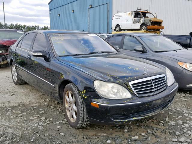 WDBNG84J84A385941 - 2004 MERCEDES-BENZ S 500 4MAT BLACK photo 1