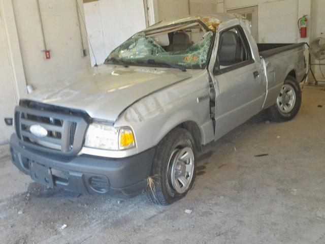 1FTYR10D79PA04455 - 2009 FORD RANGER SILVER photo 2