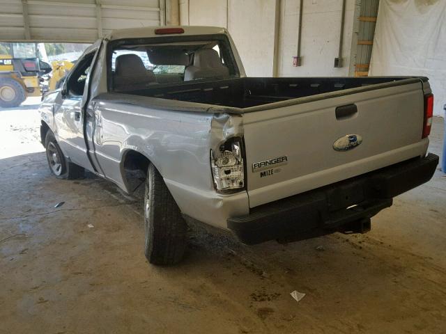 1FTYR10D79PA04455 - 2009 FORD RANGER SILVER photo 3