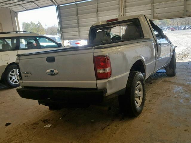 1FTYR10D79PA04455 - 2009 FORD RANGER SILVER photo 4