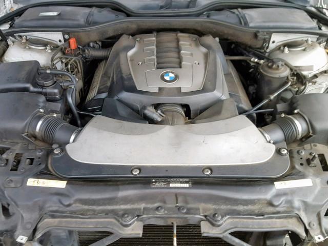 WBAHL83587DT08453 - 2007 BMW 7 SERIES SILVER photo 7