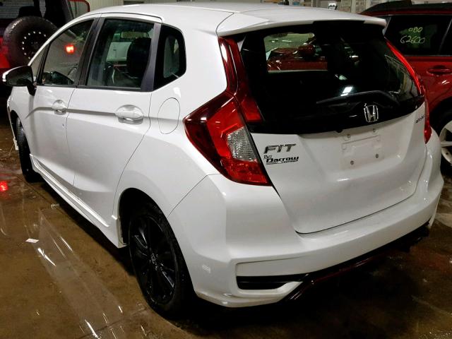 3HGGK5H73JM711599 - 2018 HONDA FIT EX WHITE photo 3