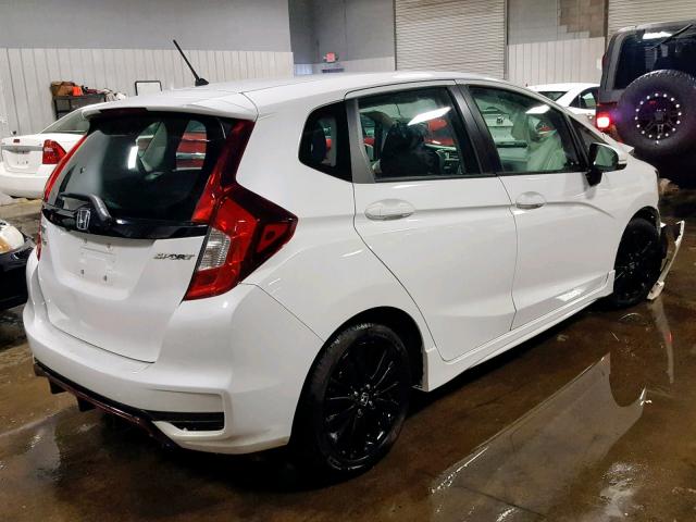 3HGGK5H73JM711599 - 2018 HONDA FIT EX WHITE photo 4