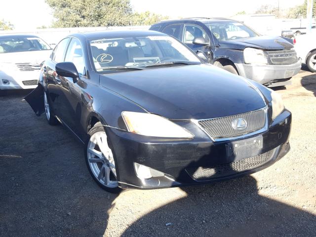 JTHBK262365016937 - 2006 LEXUS IS 250 BLACK photo 1