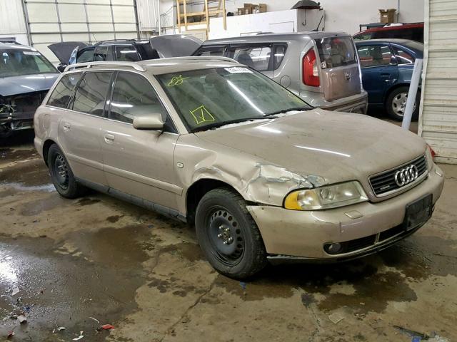 WAUKH68D61A093594 - 2001 AUDI A4 2.8 AVA TAN photo 1