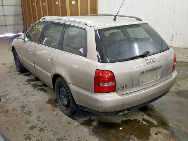 WAUKH68D61A093594 - 2001 AUDI A4 2.8 AVA TAN photo 3