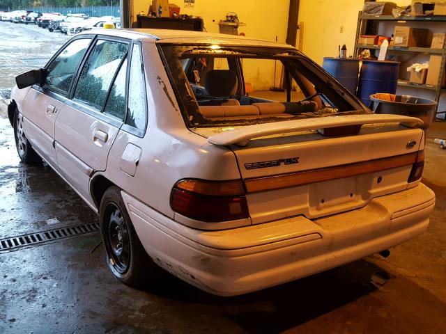 1FASP14JXSW331672 - 1995 FORD ESCORT LX WHITE photo 3