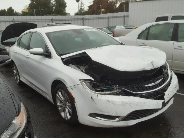 1C3CCCAB6FN705651 - 2015 CHRYSLER 200 LIMITE WHITE photo 1