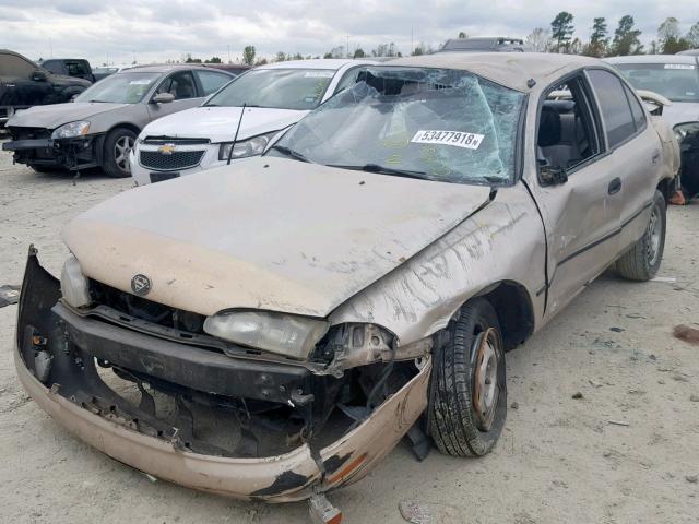 1Y1SK5369RZ018520 - 1994 GEO PRIZM BASE GOLD photo 2