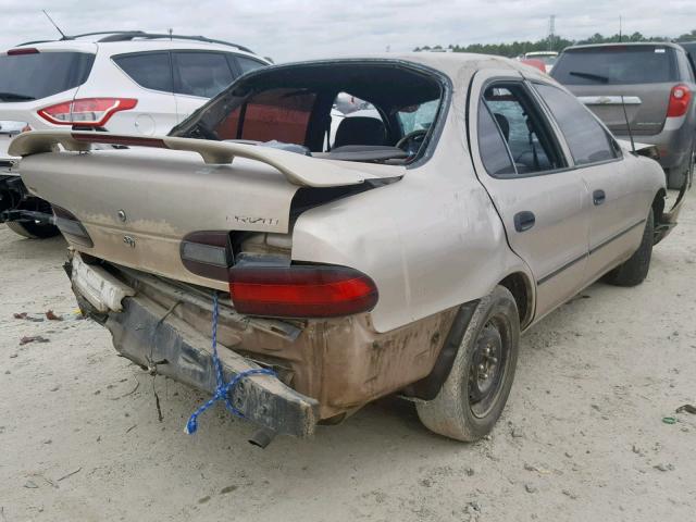 1Y1SK5369RZ018520 - 1994 GEO PRIZM BASE GOLD photo 4