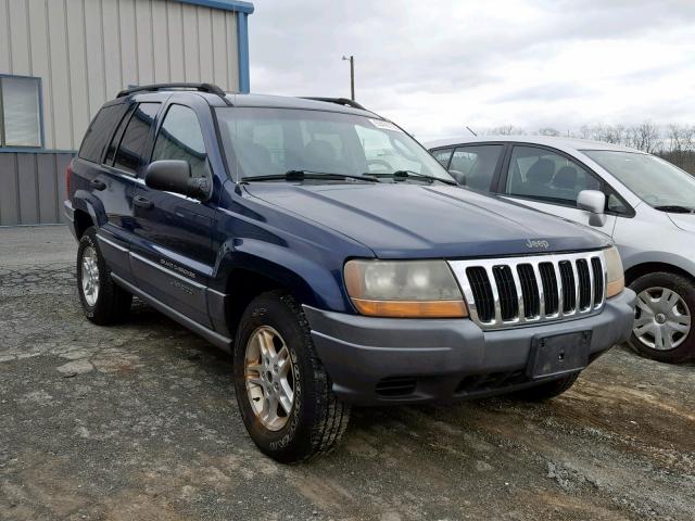 1J8GW48S82C169123 - 2002 JEEP GRAND CHER BLUE photo 1