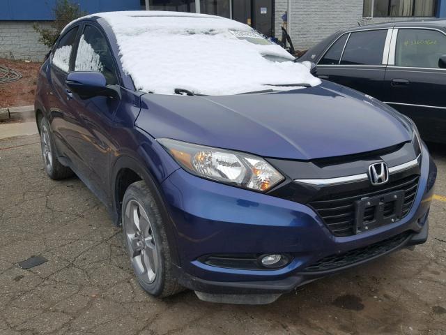 3CZRU6H52GM768854 - 2016 HONDA HR-V EX BLUE photo 1