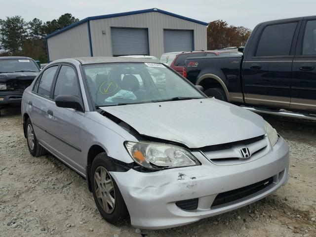 2HGES16315H609609 - 2005 HONDA CIVIC DX V SILVER photo 1