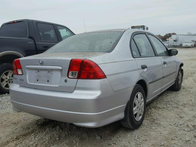 2HGES16315H609609 - 2005 HONDA CIVIC DX V SILVER photo 4