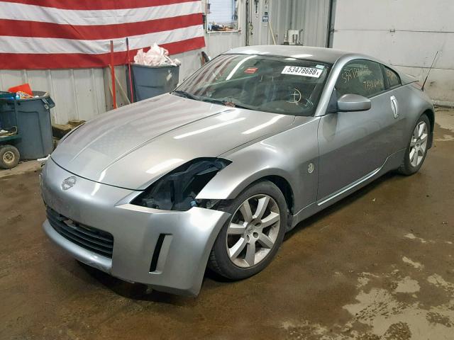 JN1AZ34E43T010375 - 2003 NISSAN 350Z COUPE SILVER photo 2