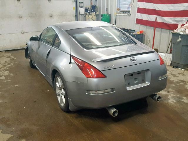 JN1AZ34E43T010375 - 2003 NISSAN 350Z COUPE SILVER photo 3