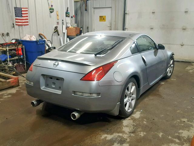 JN1AZ34E43T010375 - 2003 NISSAN 350Z COUPE SILVER photo 4