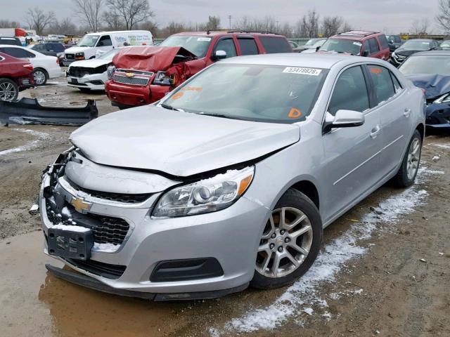 1G11C5SL8FF321248 - 2015 CHEVROLET MALIBU 1LT 银色 照片 2