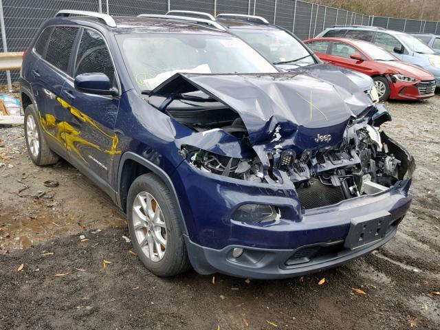 1C4PJLCB3FW782701 - 2015 JEEP CHEROKEE L BLUE photo 1