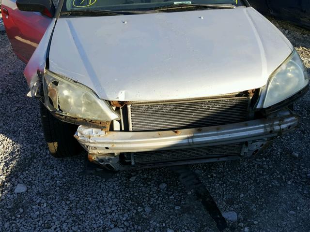 1HGEM22124L009669 - 2004 HONDA CIVIC DX V GRAY photo 9