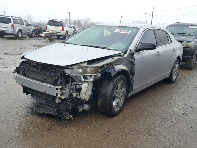 1G1ZB5E1XBF368615 - 2011 CHEVROLET MALIBU LS ვერცხლისფერი ფოტო 2