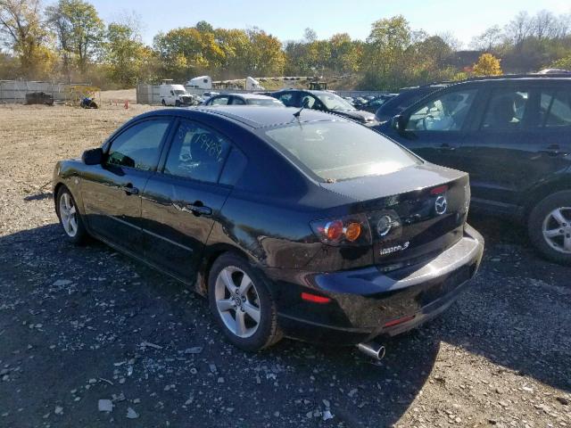 JM1BK324561406833 - 2006 MAZDA 3 S BLACK photo 3