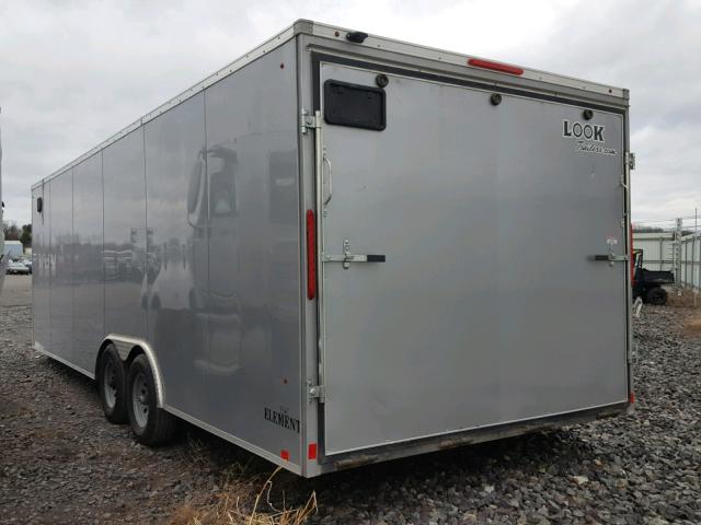 53BLTEB23HP000935 - 2017 LOOK TRAILER GRAY photo 3